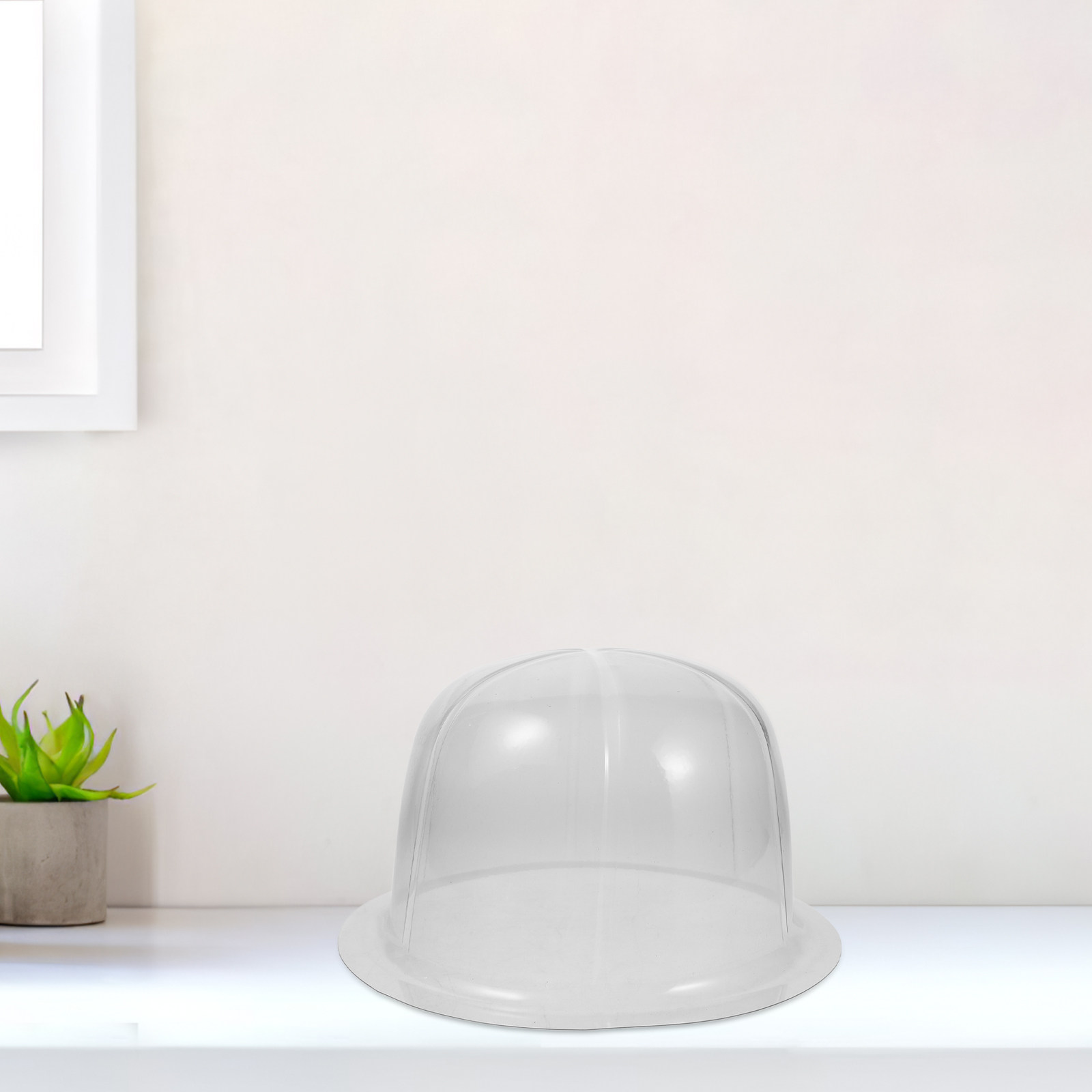 Plastic Dome Clear - 10 unidades de soporte para gorras