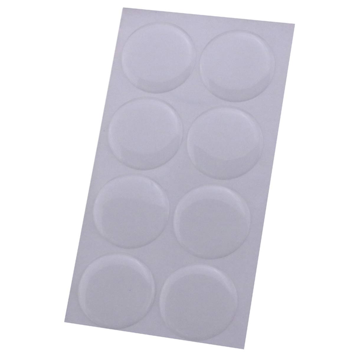 Plastic Dome Clear - 100 Uds nuevas pegatinas de cúpula