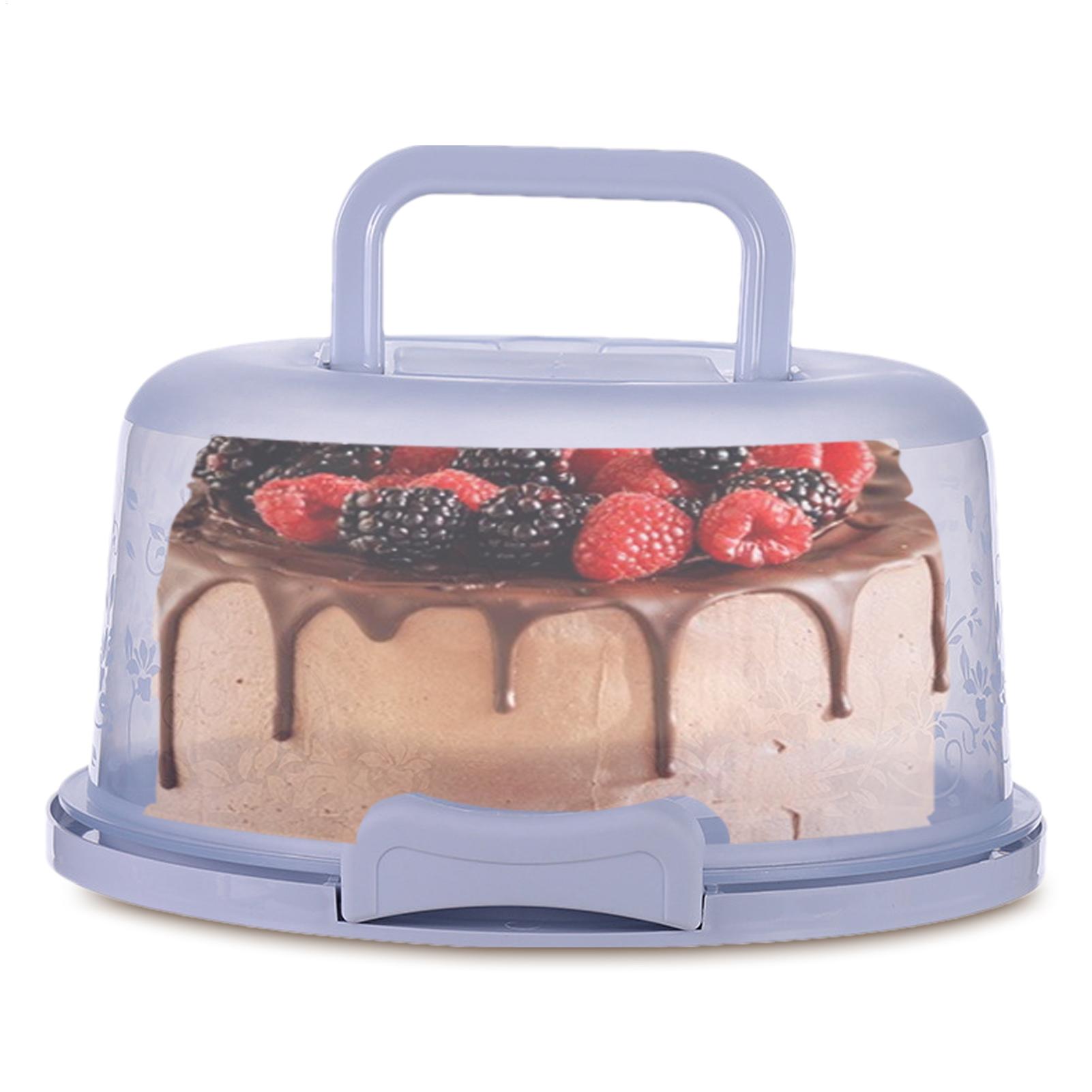 Plastic Dome Clear - Contenedores para pasteles con tapas, caja