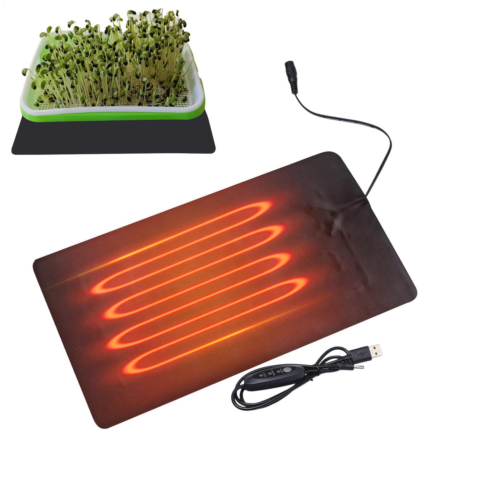 Heat Mat Seedling - Esteras térmicas para plántulas USB de