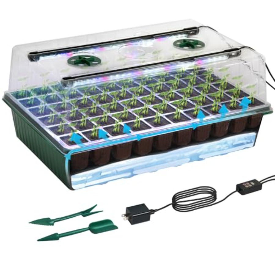 Humidity Dome Kit - Bandeja de Germinación con Luz de