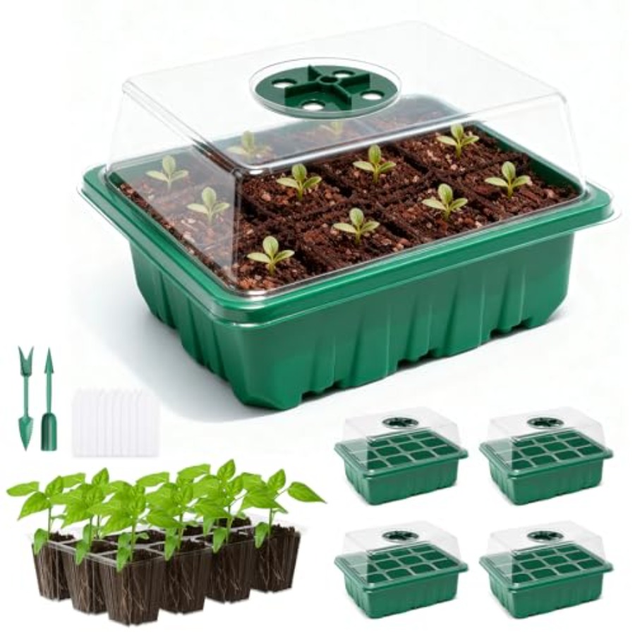 Humidity Dome Kit - Paquete de 5 Bandejas de Germinación