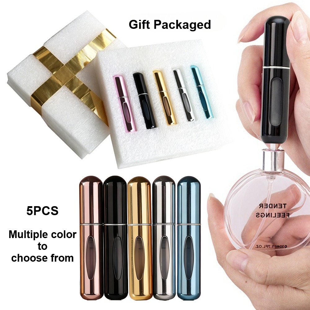 Misting Bottle Fine - Paquete de 5 Atomizadores de Perfume