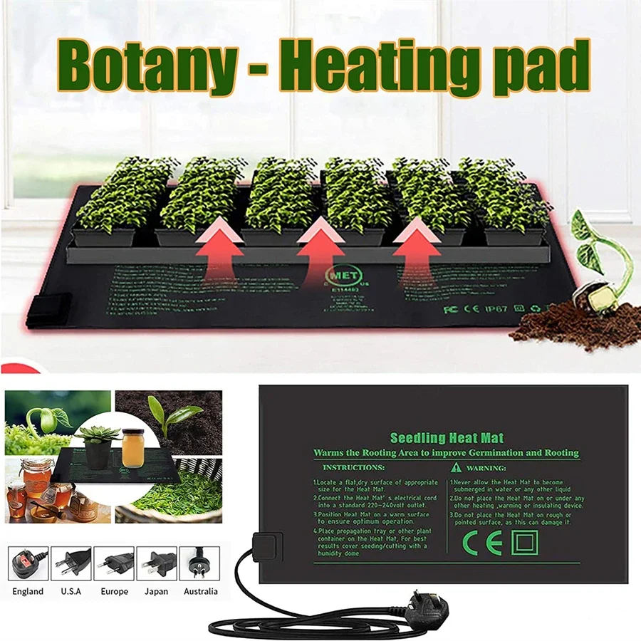 Estera térmica para plántulas, - Heat Mat Seedling reseña y precio