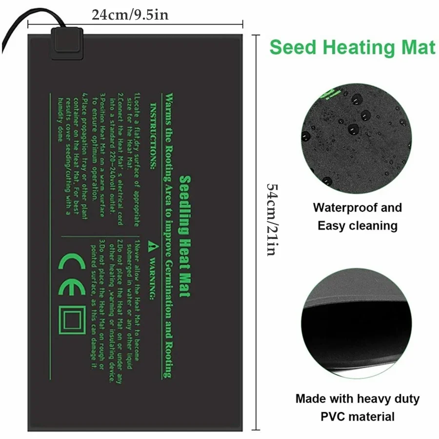 Estera térmica para plántulas, - Heat Mat Seedling reseña y precio