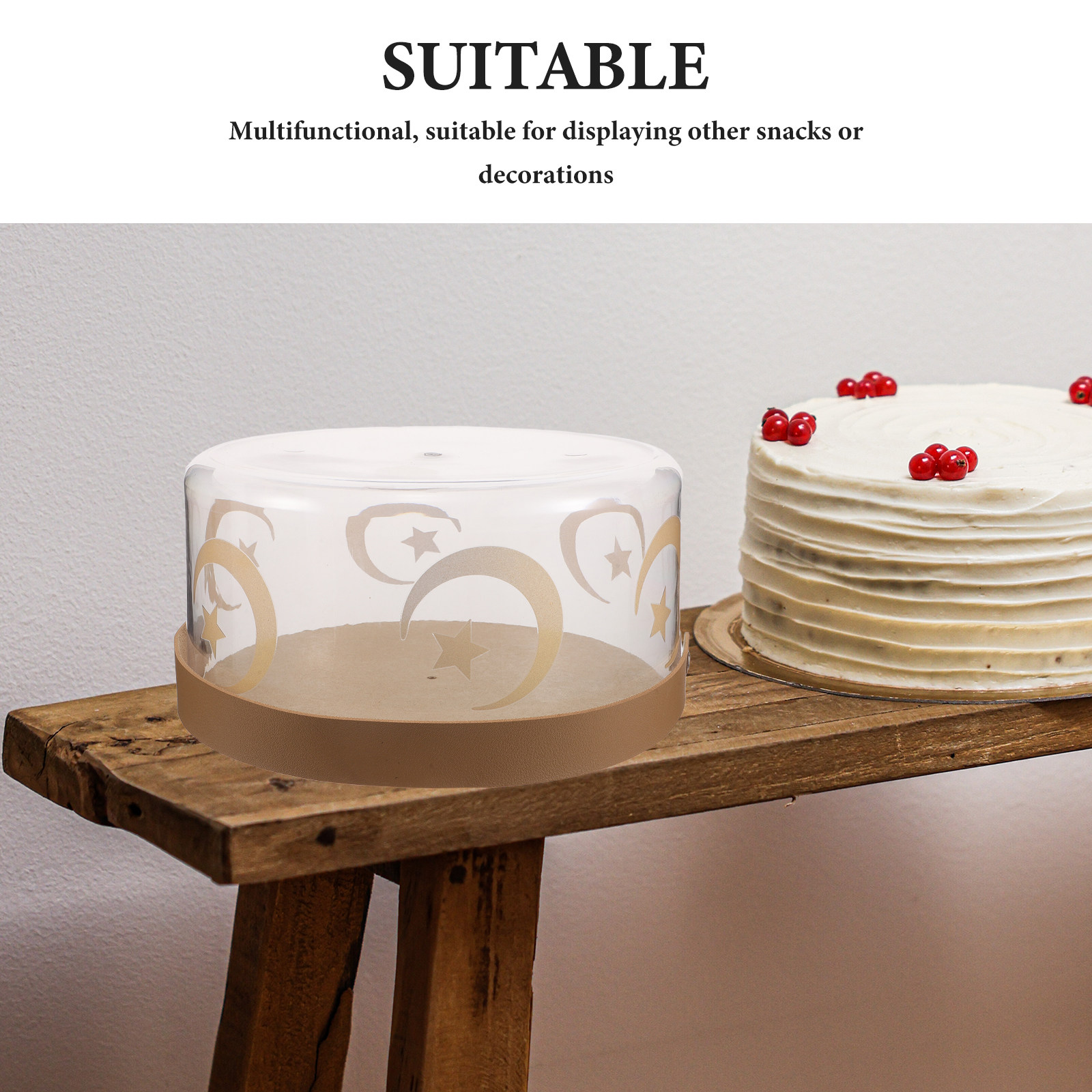 Plato para Servir Postres Esti - Plastic Dome Clear reseña y precio