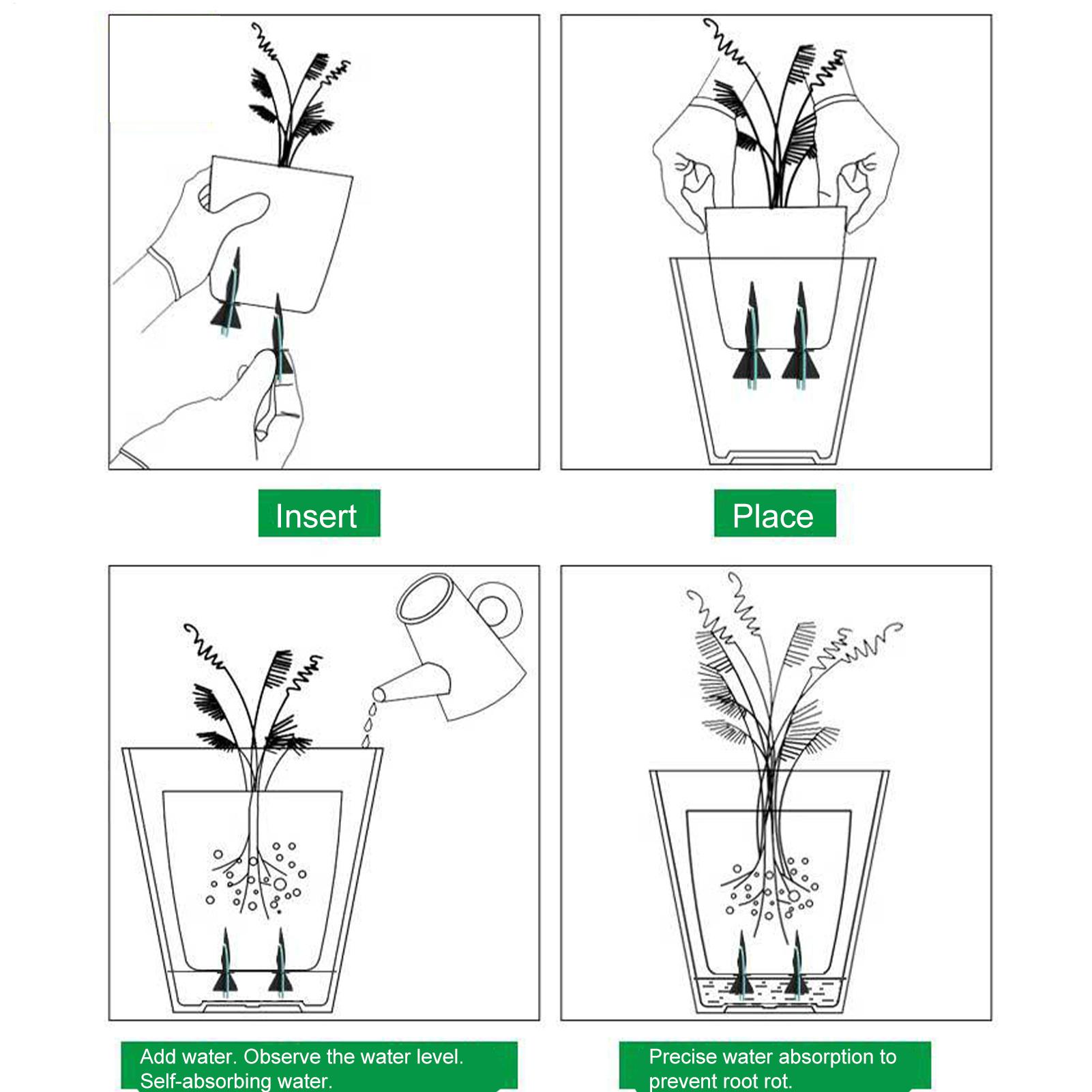 Maceta de autorriego con inser - Self Watering Insert reseña y precio