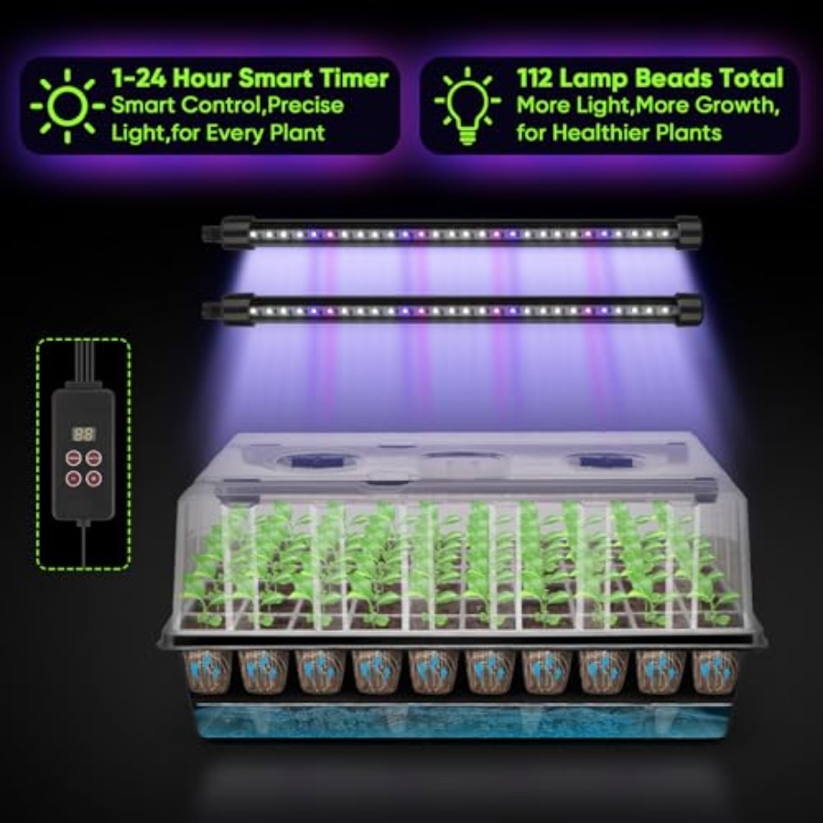 Bandeja de Germinación de Semi - Humidity Dome Kit reseña y precio