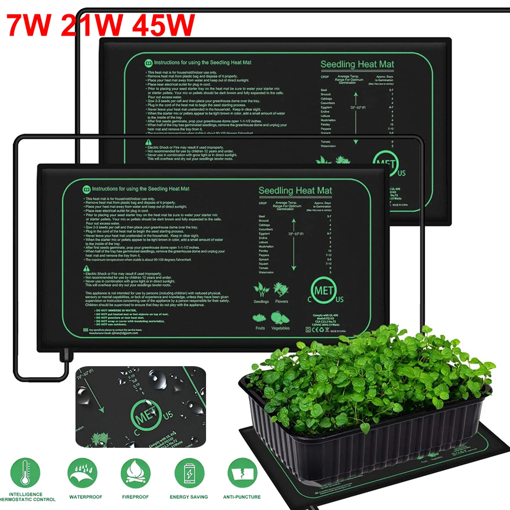 Estera térmica para plántulas  - Heat Mat Seedling reseña y precio