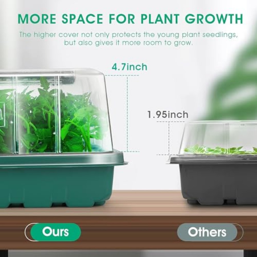 Bandeja de Germinación con Luz - Humidity Dome Kit reseña y precio