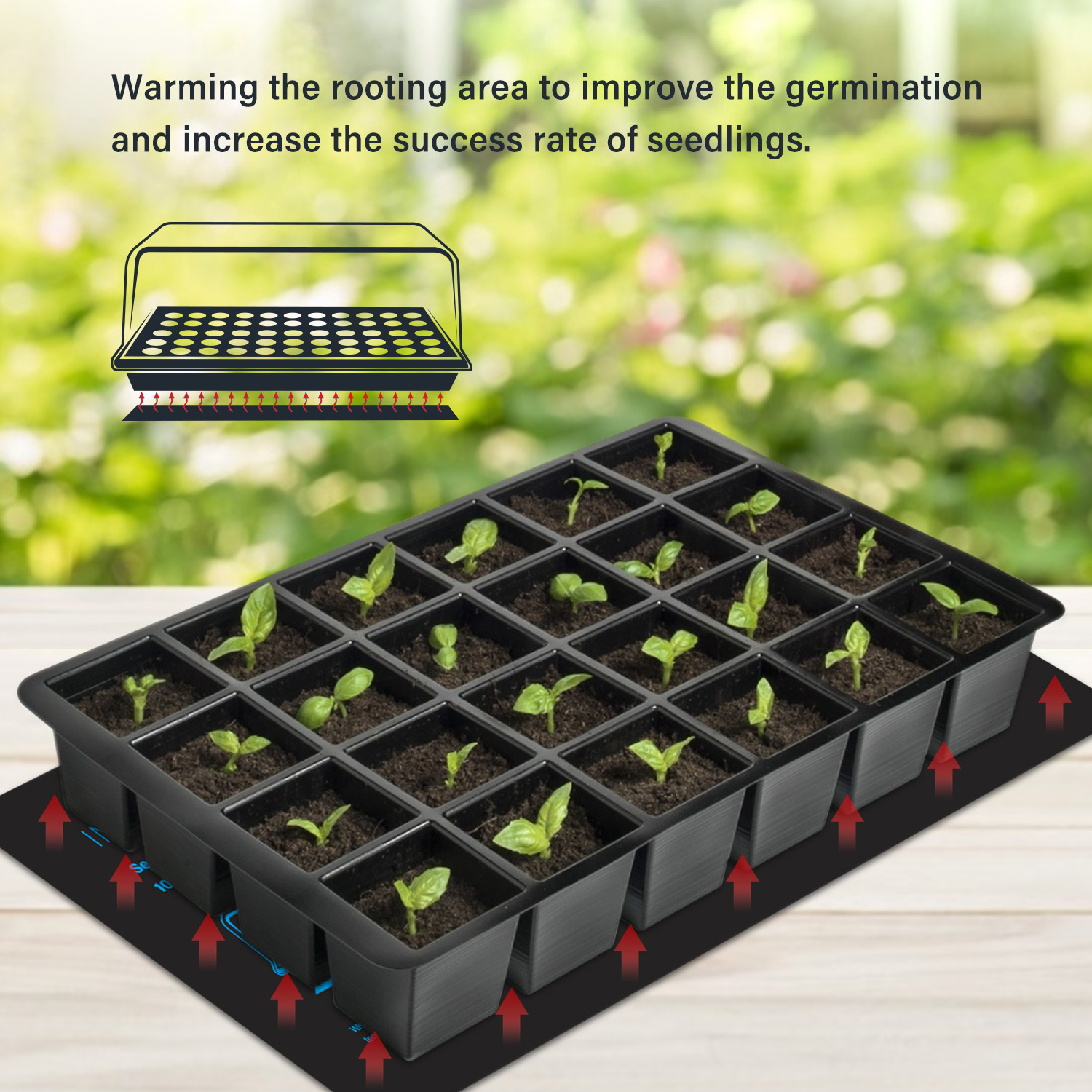 Estera de calor para plántulas - Heat Mat Seedling reseña y precio