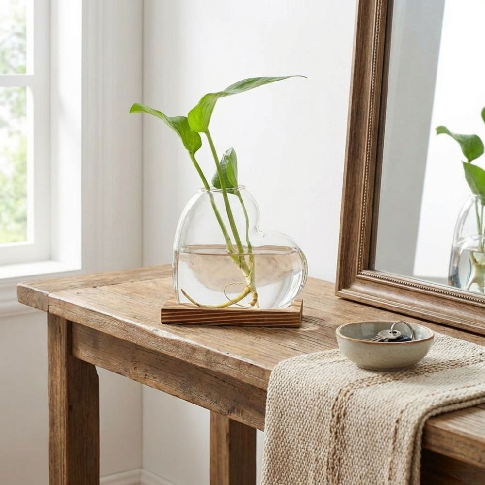 Jarrón de Vidrio Transparente  - Propagation Station Vase reseña y precio